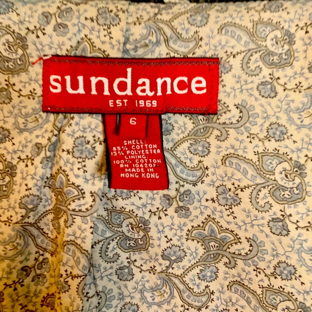 SUNDANCE CORDUROY CASUAL PEACOAT.